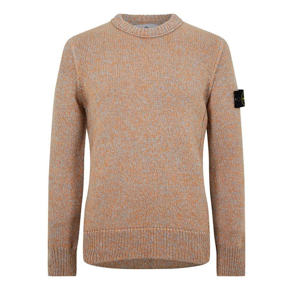 Stone Island Stretch Wool Knitwear - Beige